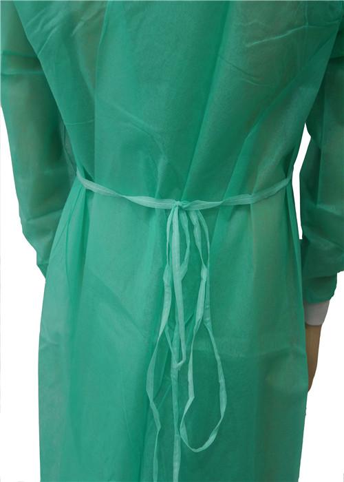 Ultrasonic Sewing Medical Isolation Gowns Fluid Resistant FDA Approved
