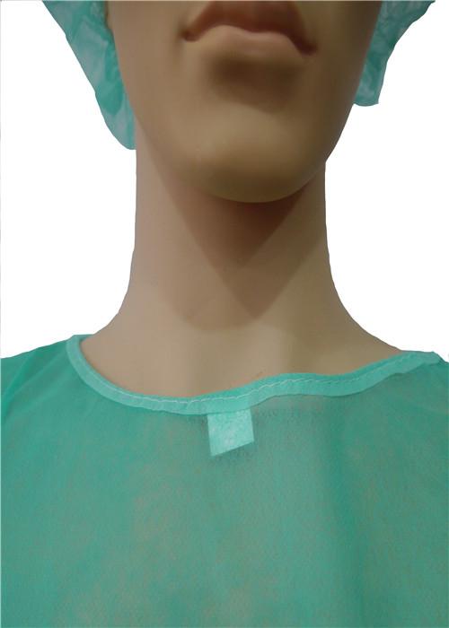 Impervious Disposable Green Surgical Gown Non Sterile For Clinic / Dental