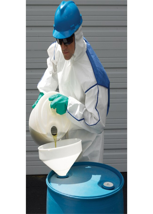 Type 6 Type 5 Disposable Coveralls Non Hazardous Liquids And Dry Dust