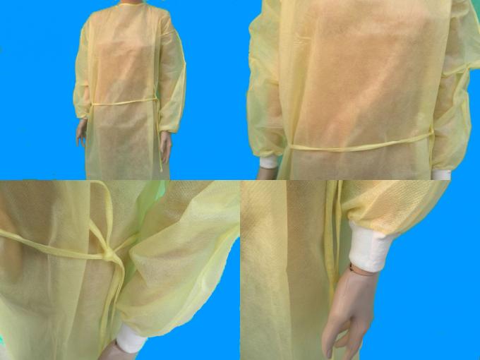 Soft Disposable Doctor Gown Customized Size For Medical / Hospital