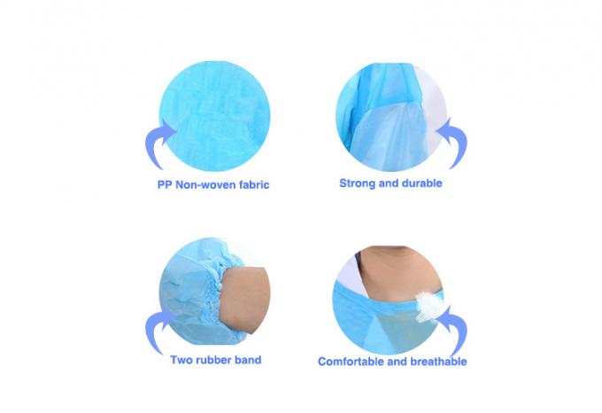 Excellent Microbial Barrier Disposable Doctor Gown Non - Sterile For Health Industrial