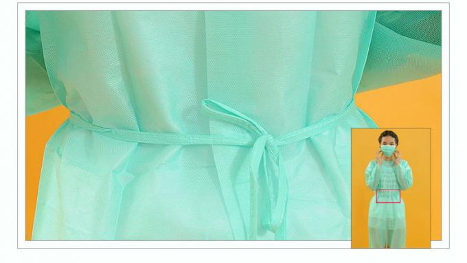 Cheap OEM Manufacturer Disposable Yellow Isolation Gowns
