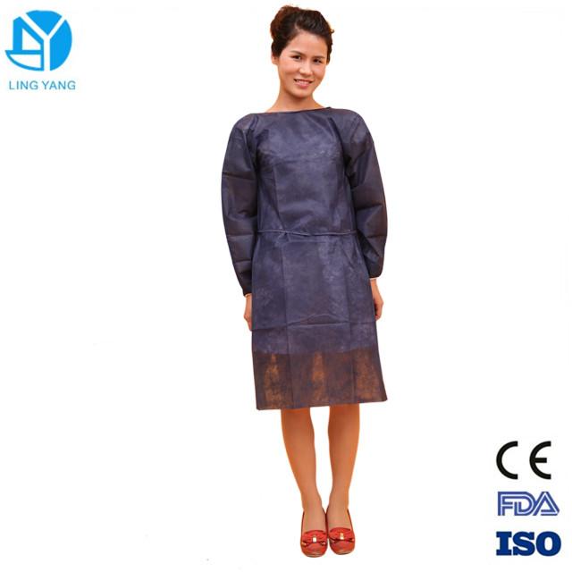 High Protective Disposable Medical Gowns With S-5XL Size And Elastic Wristband