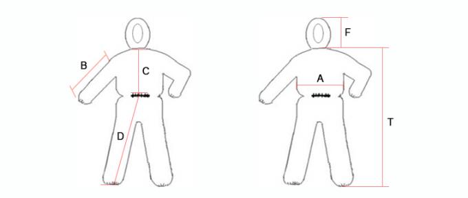 Anti Dust / Paint Non Woven Lab Coat S-3XL Size With Pockets Available