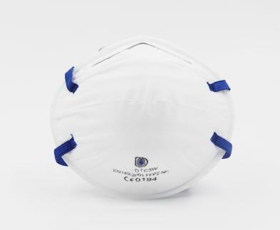 Cup Shaped FFP2 Face Mask , Dust Protection Mask With Elastic Earloop