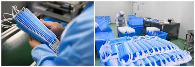 Comfortable Disposable Non Woven Face Mask , Hygienic Face Mask For Worker
