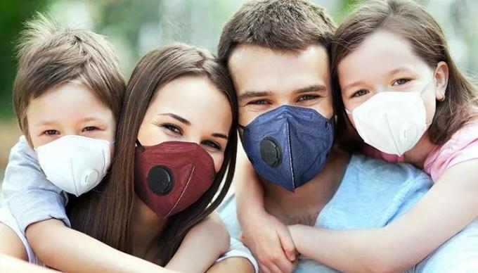 Adult Mouth Masks Folding FFP2 Mask Comfortable Anti Haze Mask