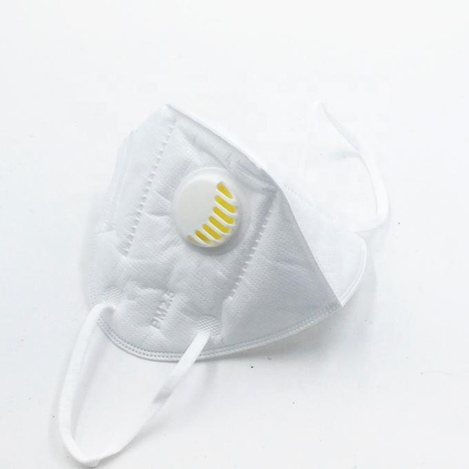 Anti Dust FFP2 Foldable Dust Mask With Valve High Filtration Capacity