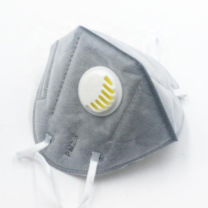 Anti Dust FFP2 Foldable Dust Mask With Valve High Filtration Capacity