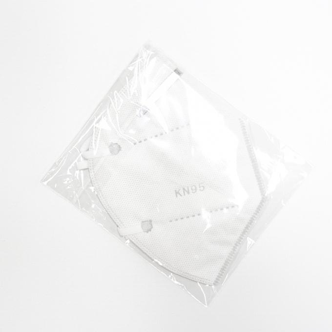 Durable Foldable FFP2 Mask Non Woven Outer Layer Anti Virus Logo Customized