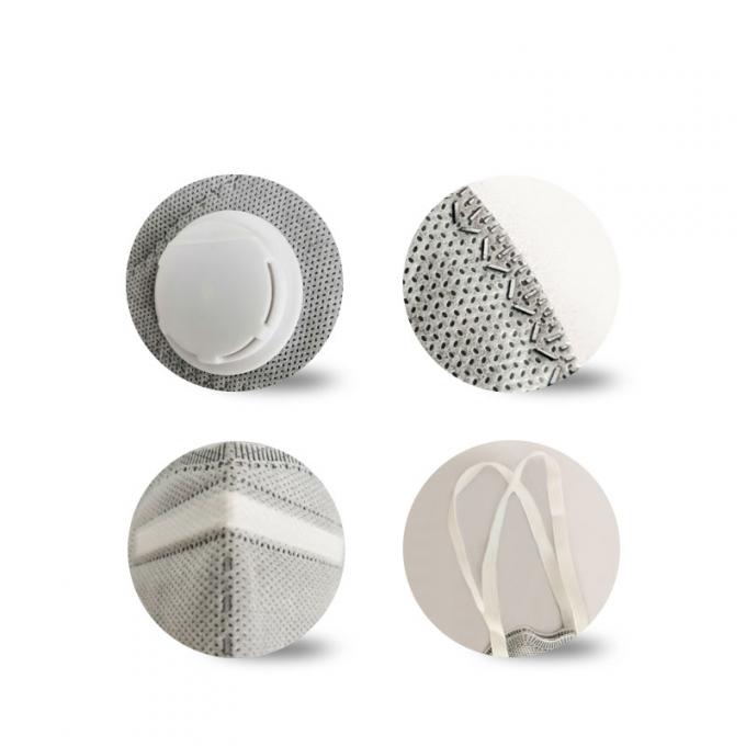 Antibacterial Folding FFP2 Mask Breathable For Construction / Mining