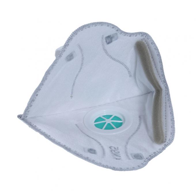 Health Protective Folding Mask Colored FFP2 Dust Mask With Valve Anti Pollution