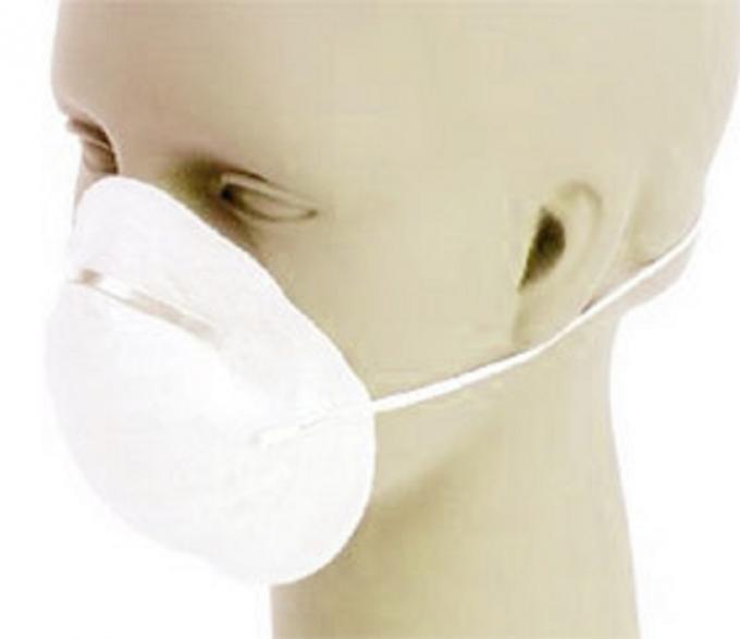 Cup Shaped FFP2 Face Mask , Dust Protection Mask With Elastic Earloop