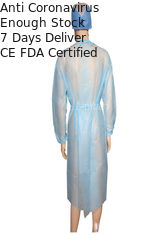 Sterile Non Woven Disposable Protective Clothing , Disposable Patient Gowns