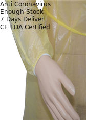 Free Sample Medical Isolation Gowns , Disposable Chemotherapy Gowns OEM Size