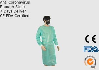 Disposable Medical Isolation Gowns Liquid Resistance For Dental / Lab