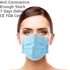 Soft Disposable Face Mask High Filtration Non Irritating Non Woven Mouth Mask