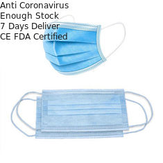 Non Irritating Non Woven Face Mask Anti Dust Disposable Earloop Face Mask