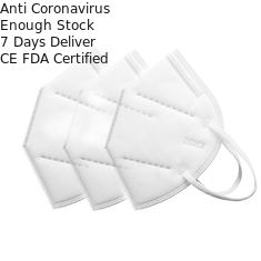 Durable Foldable FFP2 Mask Non Woven Outer Layer Anti Virus Logo Customized