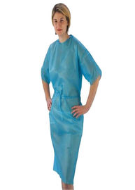 Elastic Cuffs Disposable Surgical Scrubs Breathable For Blood Repellent