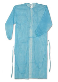 Elastic Cuffs Disposable Surgical Scrubs Breathable For Blood Repellent