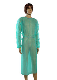 Impervious Disposable Green Surgical Gown Non Sterile For Clinic / Dental