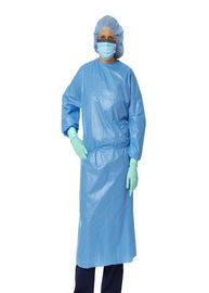 Fluid Resistant Medical Isolation Gowns , Disposable Laboratory Gowns