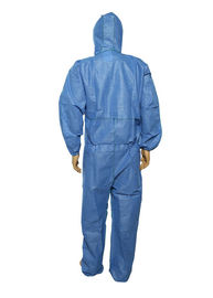 Germ Free Hooded Disposable Work Suits With SGS ISO9001 TUV Approved
