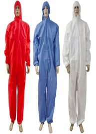 S - 7XL Dimensions Disposable Coverall Suit , Sms Disposable Lab Coats