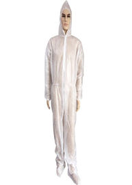 Anti - Blood Disposable Hooded Coveralls With Asbestos Removal