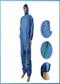 White Industrial Disposable Coverall Suit
