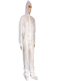 Customized Size Lightweight Disposable Coveralls Tear Resistant For Hospital