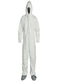 Multicolour Low Lint Anti Shrink White Protective Coveralls , Sms Surgical Gown
