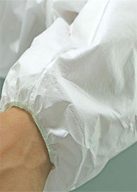 Multicolour Low Lint Anti Shrink White Protective Coveralls , Sms Surgical Gown