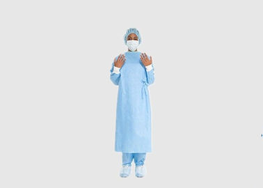 Lightweight Sms Surgical Gown , Breathable Disposable Medical Scrubs