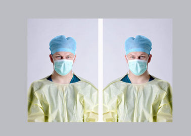 Hydrophilic Disposable Surgical Gown , Nonwoven Material Medical Scrub Suit