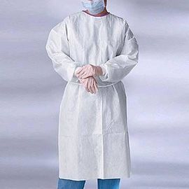Excellent Microbial Barrier Disposable Doctor Gown Non - Sterile For Health Industrial