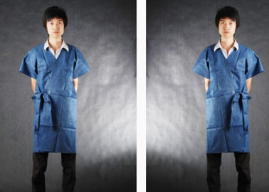 Excellent Microbial Barrier Disposable Doctor Gown Non - Sterile For Health Industrial