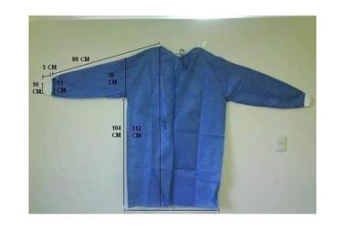 Disposable Operating Room Scrubs Uniforms , Non Woven Protective Clothing Overalls