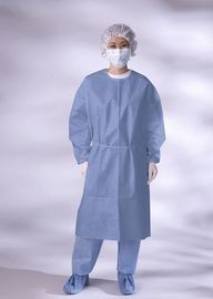 Fluid Resistant Disposable Doctor Gown 30gsm 50gsm For Health Center