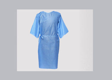 Fluid Resistant Disposable Doctor Gown 30gsm 50gsm For Health Center