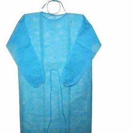 Waterproof Disposable Doctor Gown , Smooth Disposable Aprons With Sleeves
