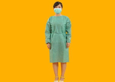 Eco Friendly Medical Isolation Gowns , Non Woven Sms Surgical Gown