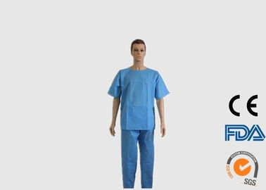 Hospital / Clinic Disposable Surgical Gown Breathable Acid Proof