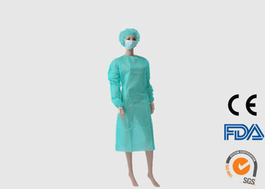 Comfortable Disposable Green Surgical Gown High Elasticity High Effective