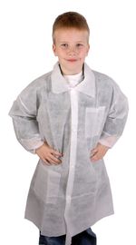 Outwear Disposable Plastic Lab Coats No Stimulus To Skin For Outdoor