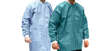 Lightweight Soft Disposable Hospital Scrubs With Long Or Short Sleeves