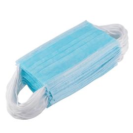 Eco Friendly Disposable Face Mask Personal Safety With 3 Ply Non Woven