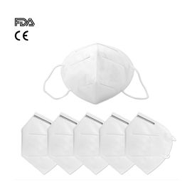 Durable Foldable FFP2 Mask Non Woven Outer Layer Anti Virus Logo Customized