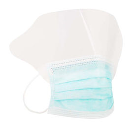 Easy Degradation Disposable Face Mask / 3 Ply Disposable Green Pp Face Mask